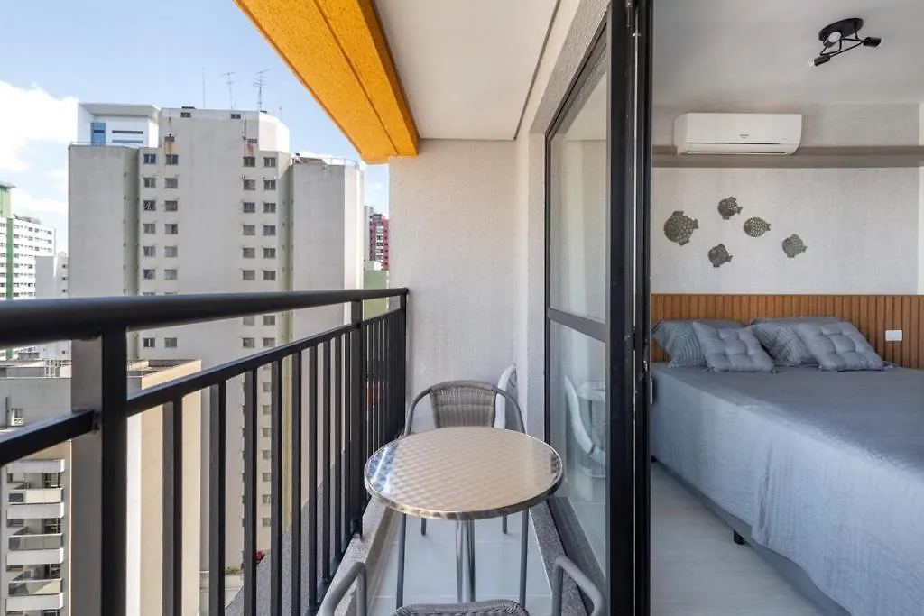 Apartamento Novo E Aconchegante Proximo A Paulista E Ao H Sirio Andar Alto Sao Paulo Apartment